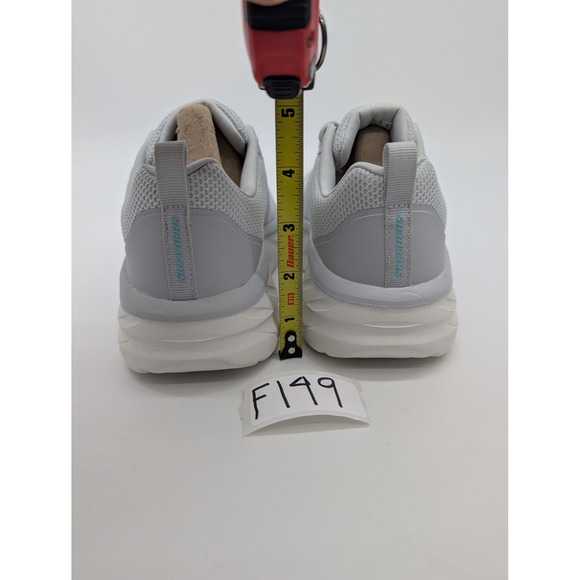 Skechers Women's Gray Lace Up Sneakers Size 7 D'Lites Max Cushioning - Picture 10 of 10